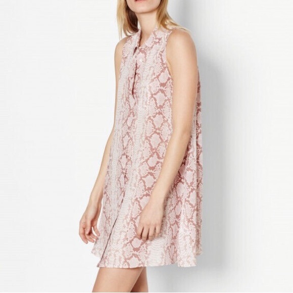Equipment Snake Print Mina Shift Button Down Dress Small - Picture 1 of 4